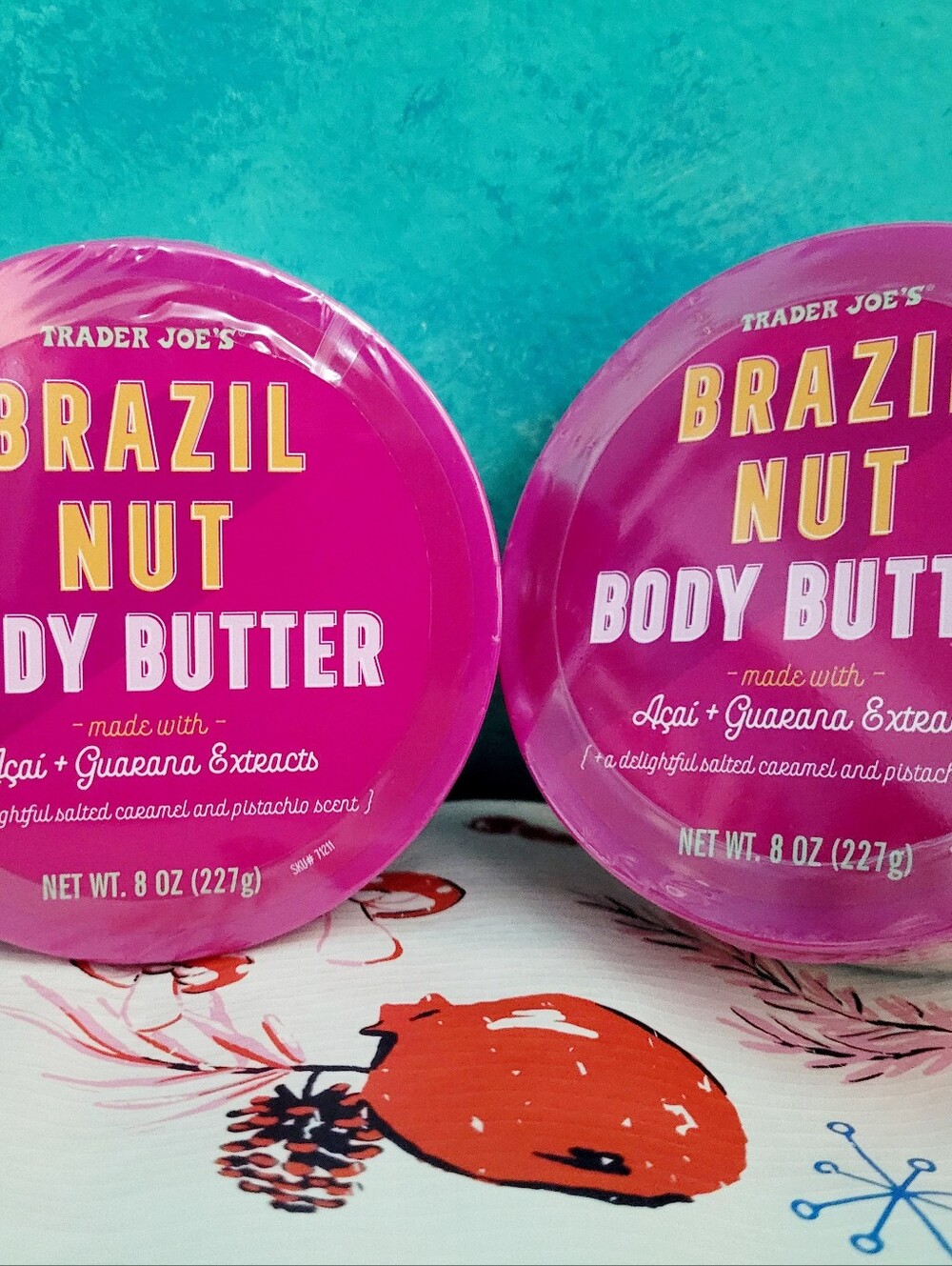 Lot of 2 NWT Trader Joe's Brazil Nut Body Butter 8oz Each (16oz)